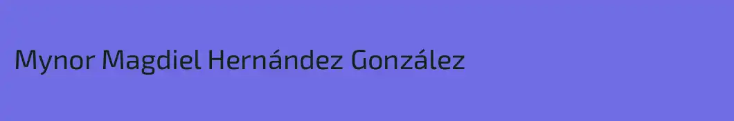 Mynor Magdiel Hernández González